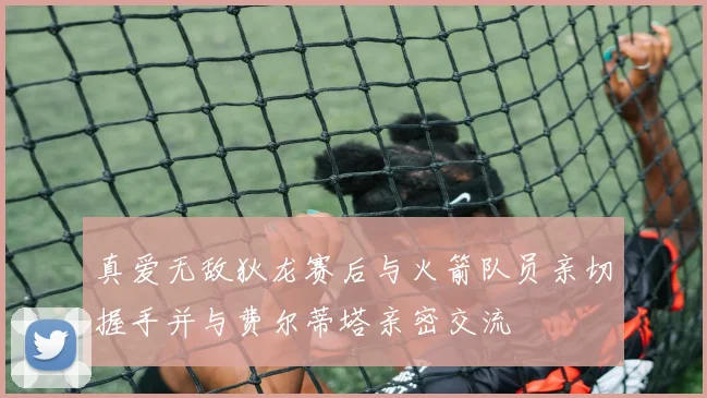 真爱无敌狄龙赛后与火箭队员亲切握手并与费尔蒂塔亲密交流